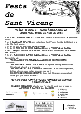 Programa Sant Vicenç 2014