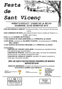 Programa Sant Vicenç 2015